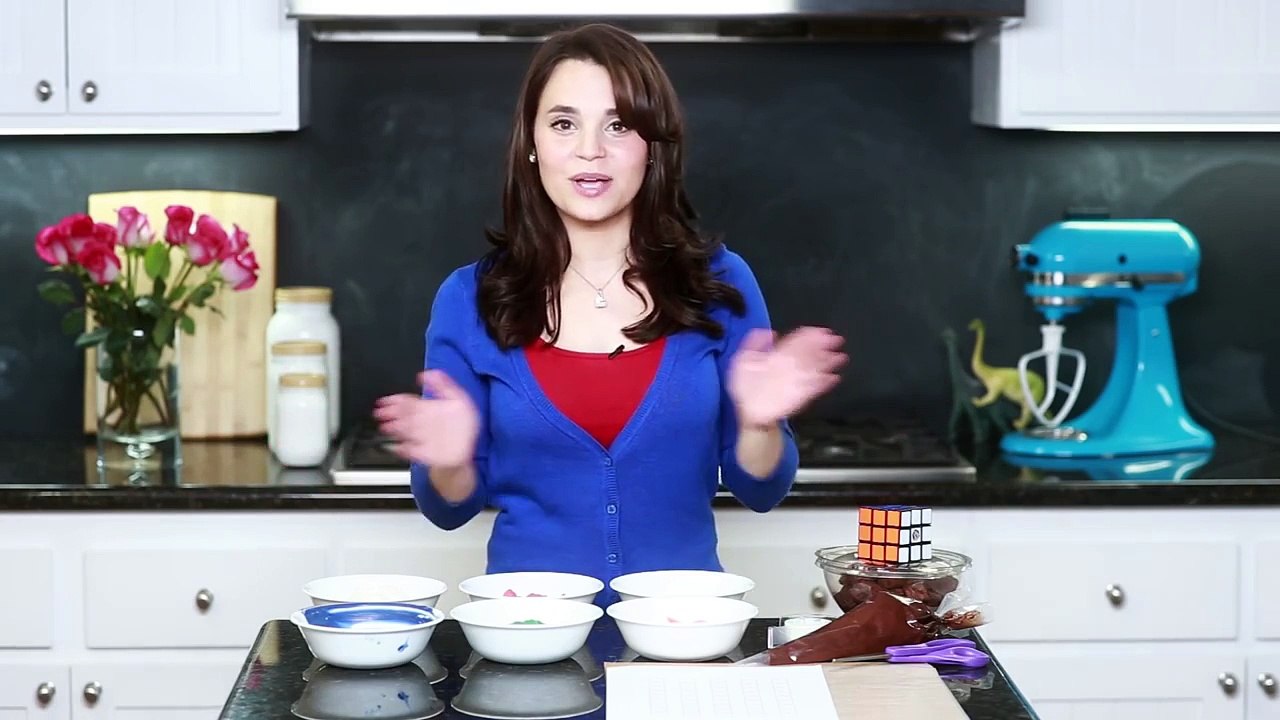 Rubiks Cube Cake from Cookies Cupcakes and Cardio