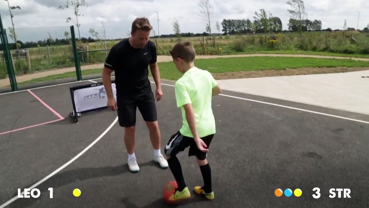 Epic 1v1 Skills & Panna Game Challenge! STR vs Leo