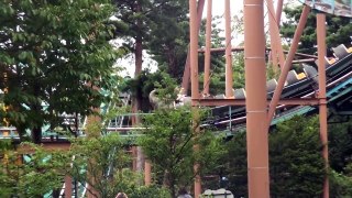 Dinosaur Coaster Bizarre Roller Coaster POV Suntopia World Japan