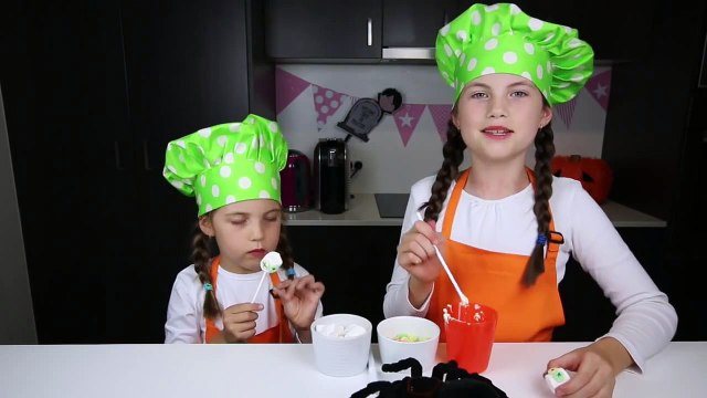 ZOMBIE POPS Halloween marshmallow party treat for candy bar or lolly buffet how to DIY