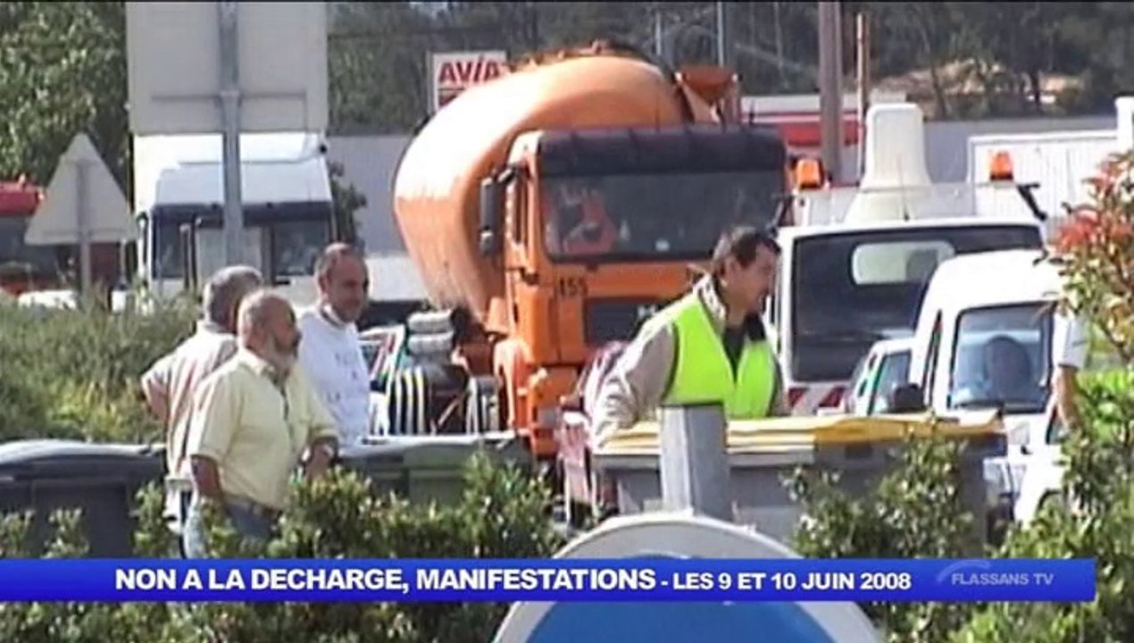 Flassans TV ▶ Non à la décharge - Manifestations 9 et 10 juin - (2008)