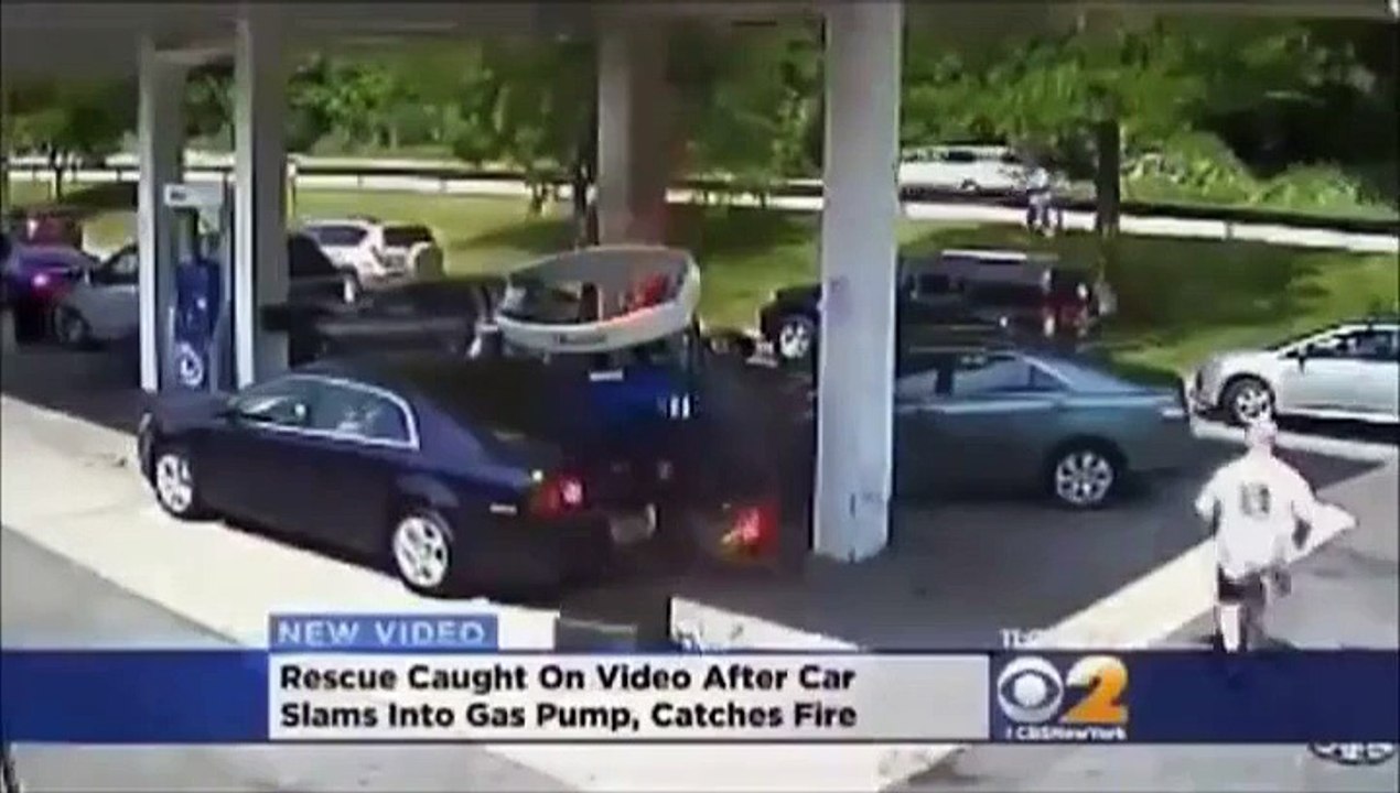 This guy saved the life of the driver who almost killed him! Amazing