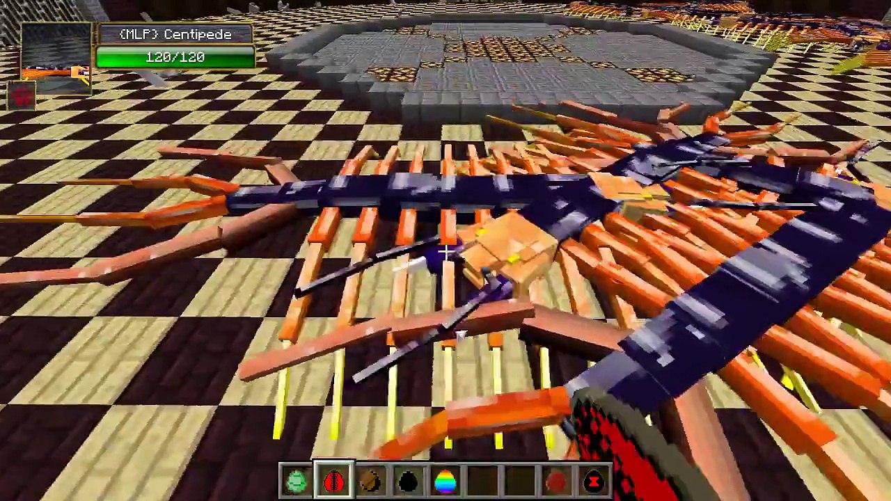 PopularMMOs BLACK WIDOW VS RAINBOW CENTIPEDE Minecraft Mob Battles Minecraft Mids