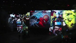 Marvel Universe Live touring show preview from Feld in Tampa, Florida