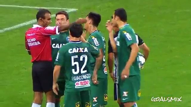 Corinthians 2-1 Coritiba ALL Goals and Highlights Brasileirão 07.11.2015