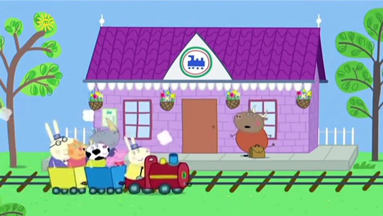 Peppa Pig Grandpa Pigs Train to the Rescue Episode 20 (English)