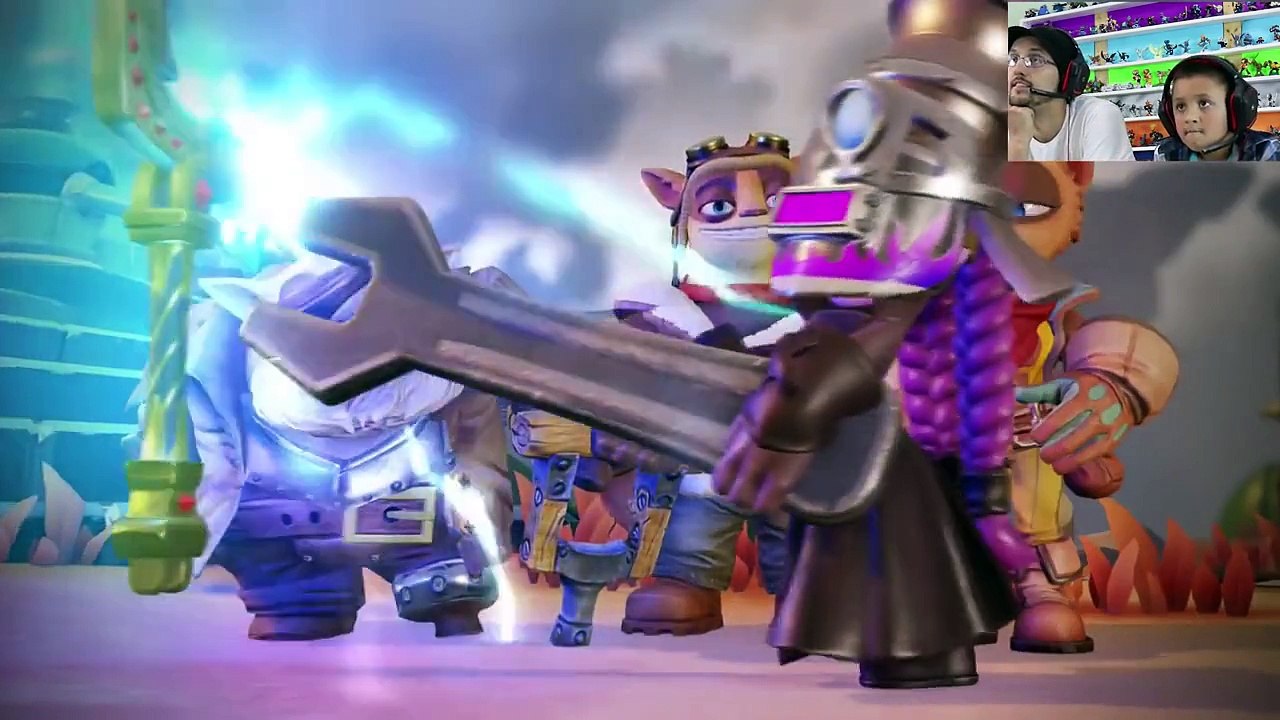 Lets Play SKYLANDERS SUPERCHARGERS Chapter 14, 15, 16: Land of the Undead |Stratosfear & M