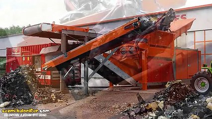 Arabaları Kağıt Gibi Parçalayan Makina