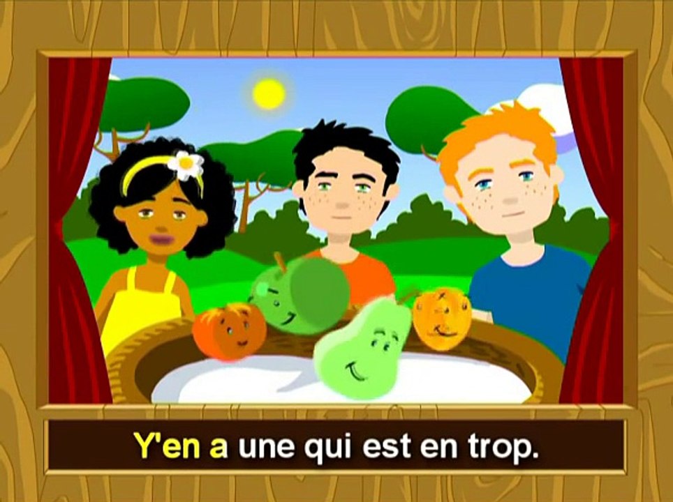 Pomme pêche poire abricot