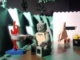 lego spongebob PIZZA DELIVERY