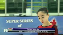 Sarah Tamura - Junior Women Short - 2016 Skate Canada BC/YK Sectional Championships
