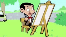 Mr Bean Painting the countryside