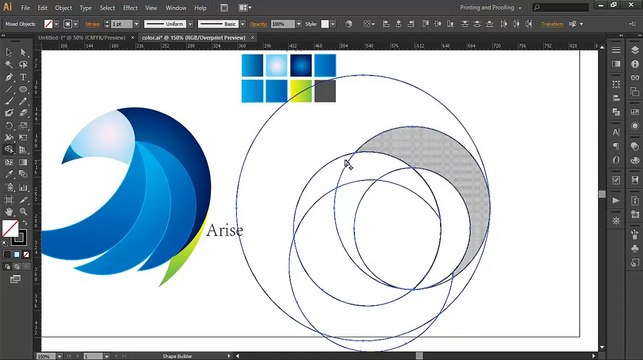 Professional Logo Design - Adobe Illustrator cs6 (Arise)