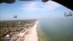 US Military Boeing Ch 47 Chinook Helicopters flying over Norfolk Virginia