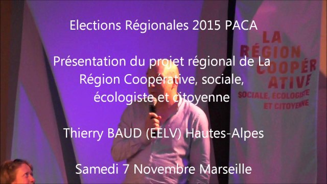 Thierry-BAUD / Elections régionales PACA/Meeting / 1er décembre 2015 / Marseille