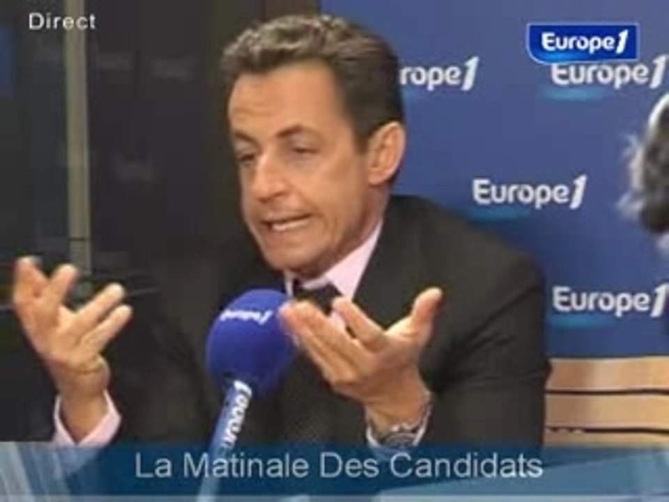 Europe 1: La Matinale N.Sarkozy 04.05.07
