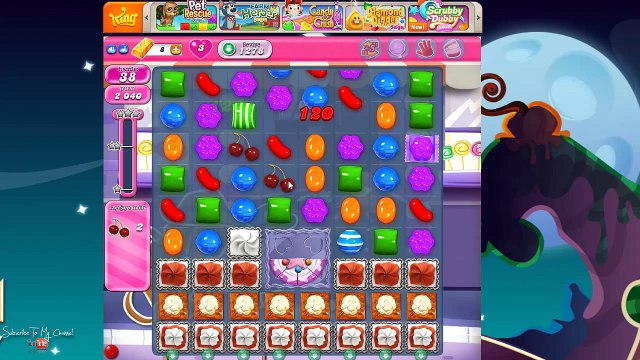 Candy Crush Saga Level 1278 NEW! Complete! NO BOOSTERS!