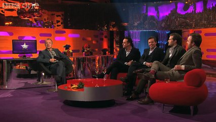 Jamie Dornans funny walk - The Graham Norton Show: Series 14 Episode 18 Preview - BBC One