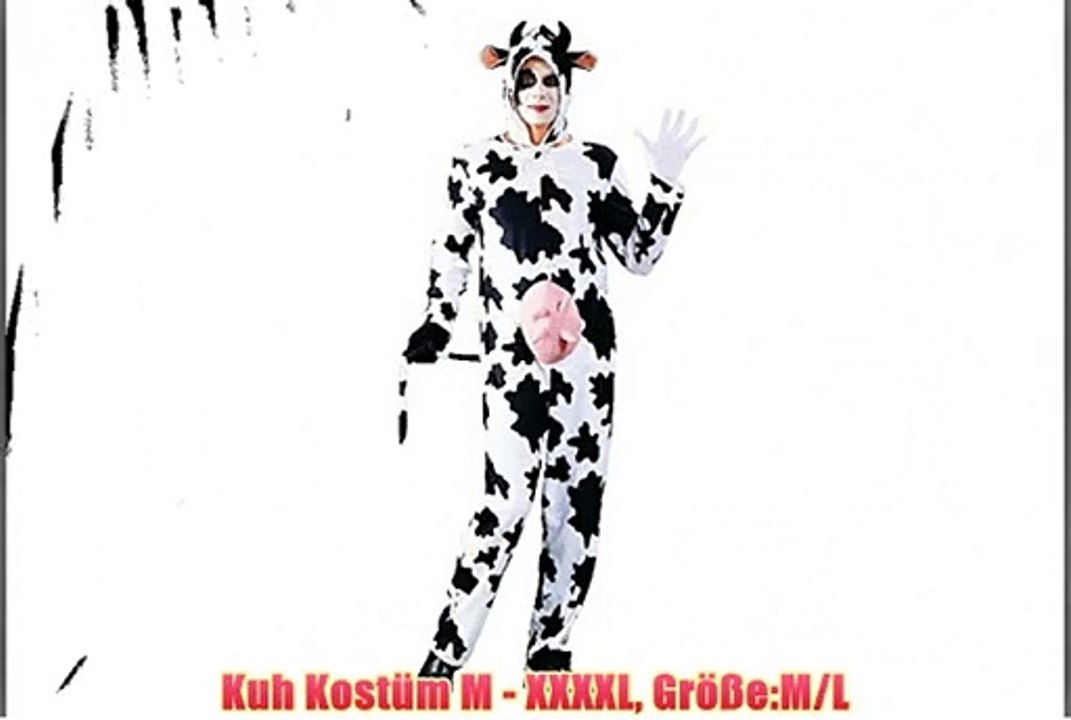 Kuh Kost?m M - XXXXL Gr??e:M/L