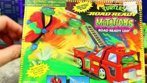 Ninja Turtles Mutations Classic Vintage Toy Fireman Leonardo Transforms Into Firetruck Rev