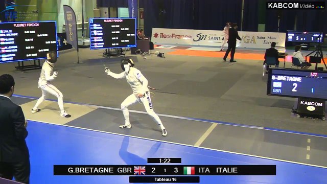 CdM fleuret dames St-Maur 2015 - Equipes Tableau 16 > 1/2 finale + match classement piste bleue (8/11/2015)