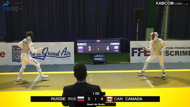 CdM fleuret dames St-Maur 2015 - Equipes Tableau 16 > 1/4 finale + match classement piste jaune (8/11/2015)