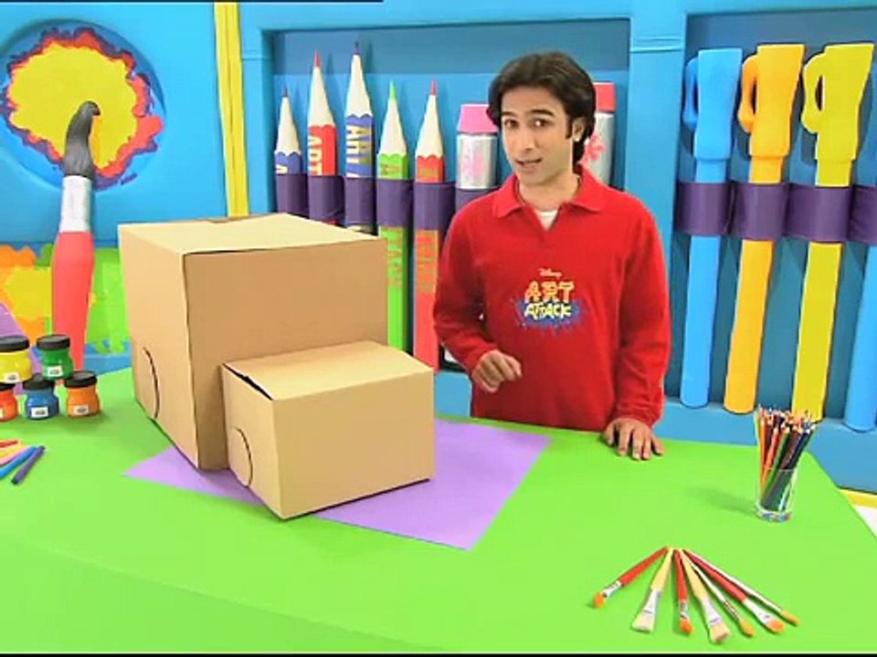Art Attack - How To Make A Storage Truck!! - Disney India (Official)