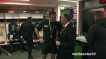 Rugby World Cup 2015 Final - All Blacks Changing Room Post Match