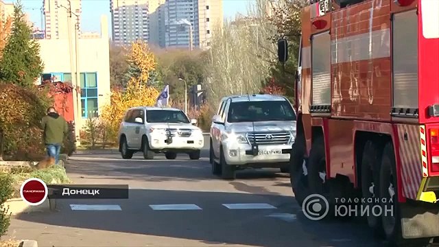 Утренний обстрел Донецка. 7 ноября.