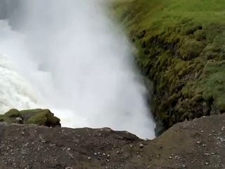 Spectacular Gullfoss Waterfall,  Iceland