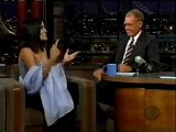 Salma Hayek on Letterman - Breasts