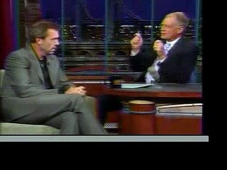 Hugh Laurie - Dave Letterman Show