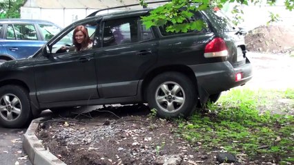 Парковка на газон с разгона - Russian Parking
