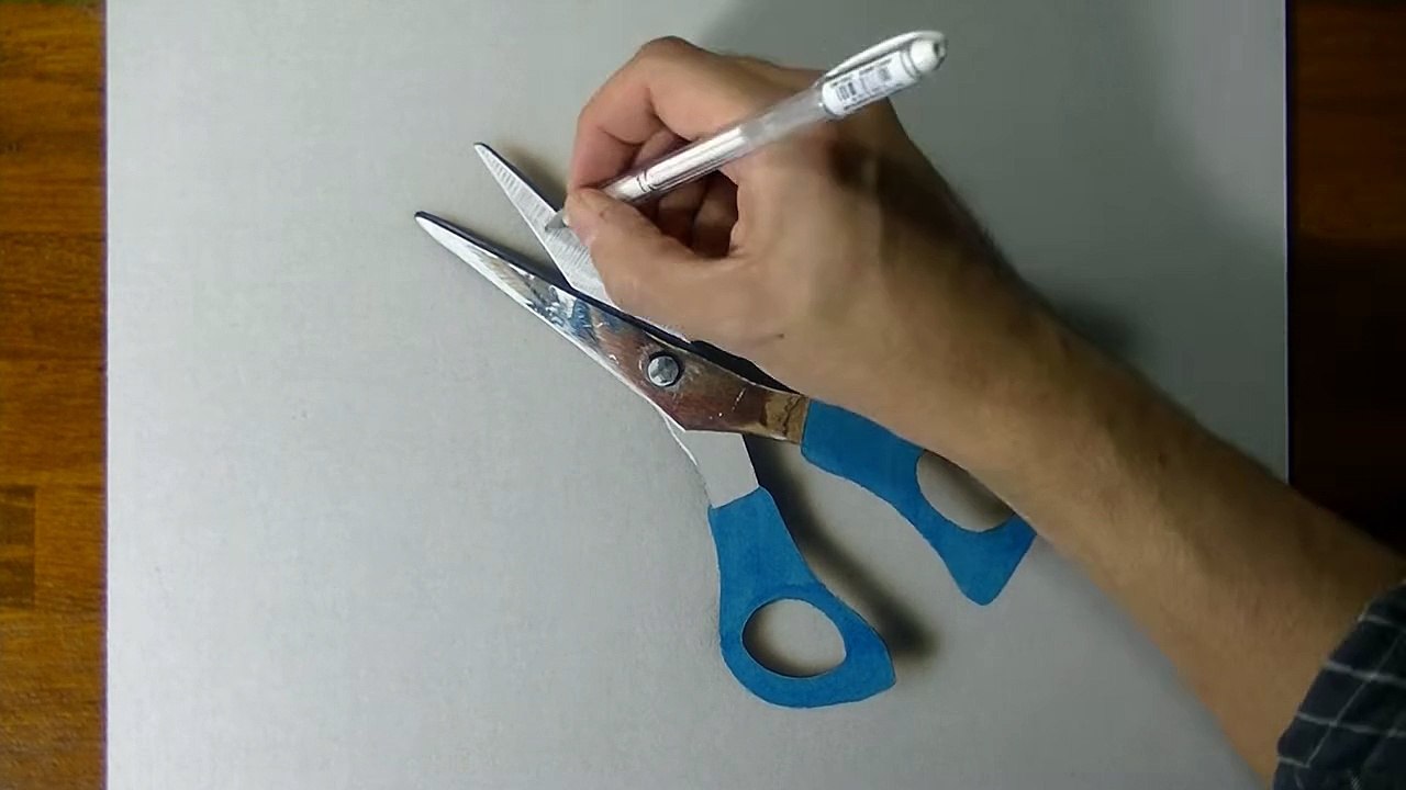 Makas Çizimi - 3D Art (burakproduction)