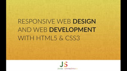 Make Responsive Website using Html5 and Css3 Video Training 1 Lets start this amazing journey Create a Responsive Website using html5 and css3