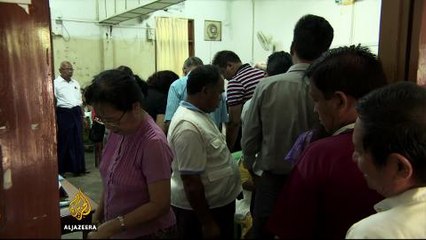 Myanmar votes in first openly contested poll in decades