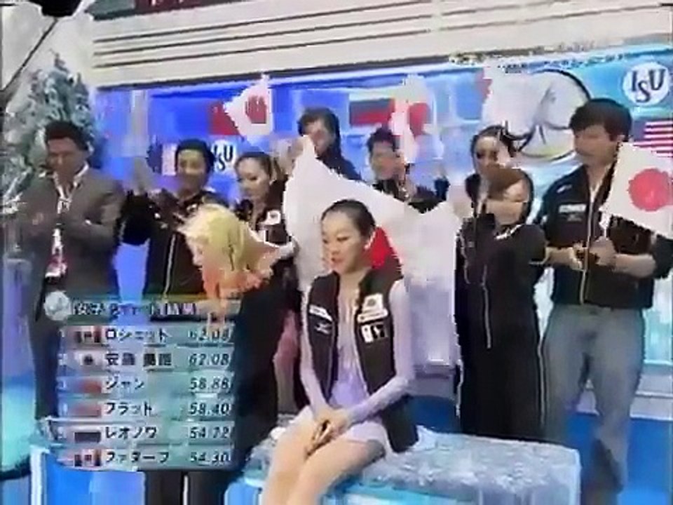 浅田真央2009国別対抗SP～得点発表・修造まで