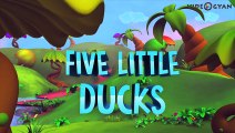 Five Little Ducks Went Out One Day _ 3D Animation Nursery Rhymes _ Kids Songs