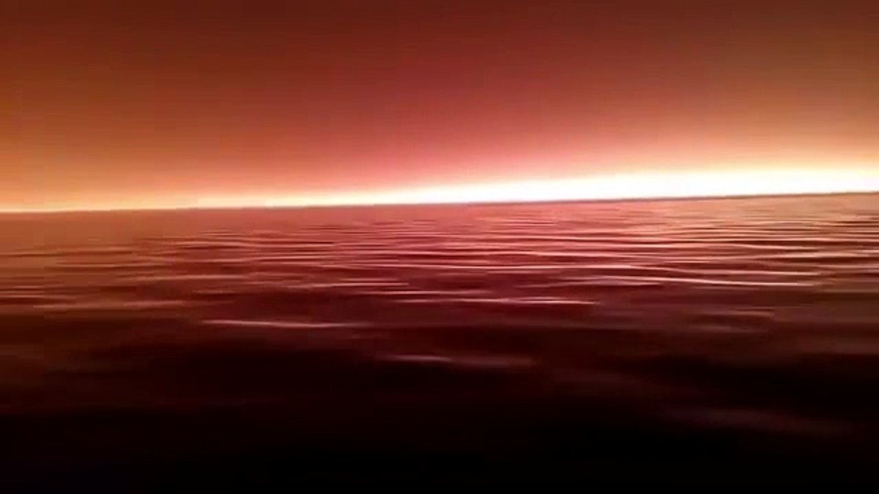 Это Байкал. Это не ночь это день. Так горят леса в Бурятии