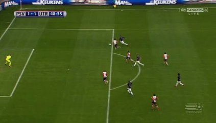 Bart Ramselaar Goal - PSV 1 - 1 Utrecht