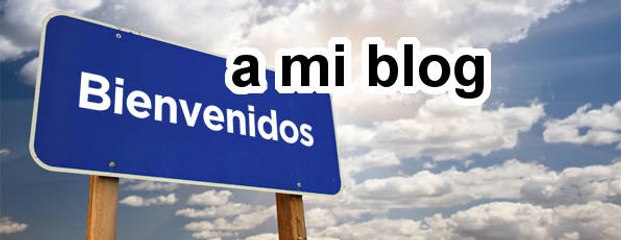Te doy la bienvenida a mi blog