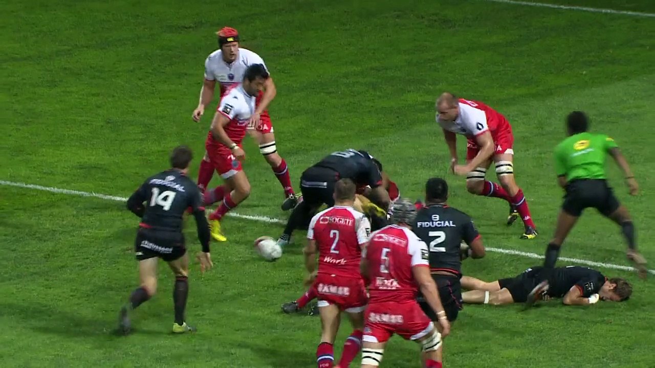 TOP 14 - Toulouse-Grenoble: 52-12 - Essai 1 Gaël Fickou (TLS) - J8 - Saison 2015/2016