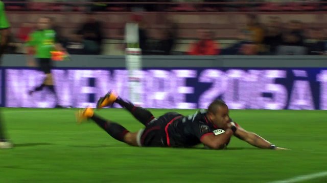 TOP 14 - Toulouse-Grenoble: 52-12 - Essai 1 Sébastien Bézy (TLS) - J8 - Saison 2015/2016