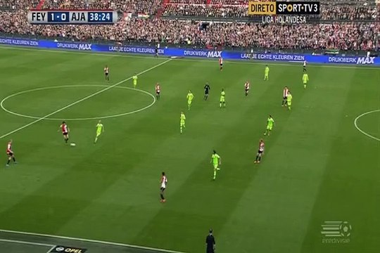 Sven van Beek Goal - Feyenoord 1 - 0 Ajax - Eredivisie - 08.11.2015