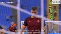 Edin Dzeko Penalty Goal AS Roma 1 - 0 Lazio Serie A 8-11-2015