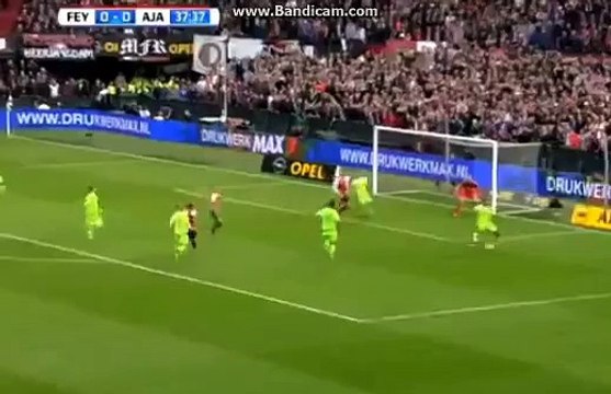 Sven van Beek Goal - Feyenoord 1-0 Ajax _Eredivisie_ 8-11-2015