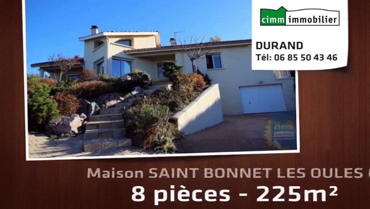 Vente - maison/villa - SAINT BONNET LES OULES (42330) - 8 pièces - 225m²