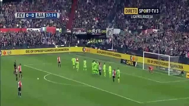 Feyenoord vs Ajax 1-1 All Goals & Highlights Eredivisie 8.11.2015