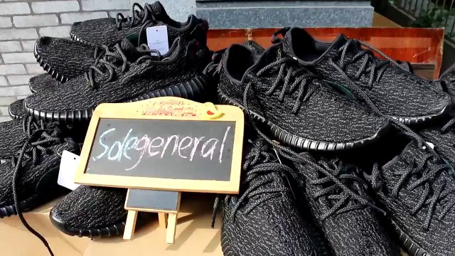Cheap Authentic Adidas Yeezy 350 Boost “Pirate Black” Final Version (with receipt) HD Review