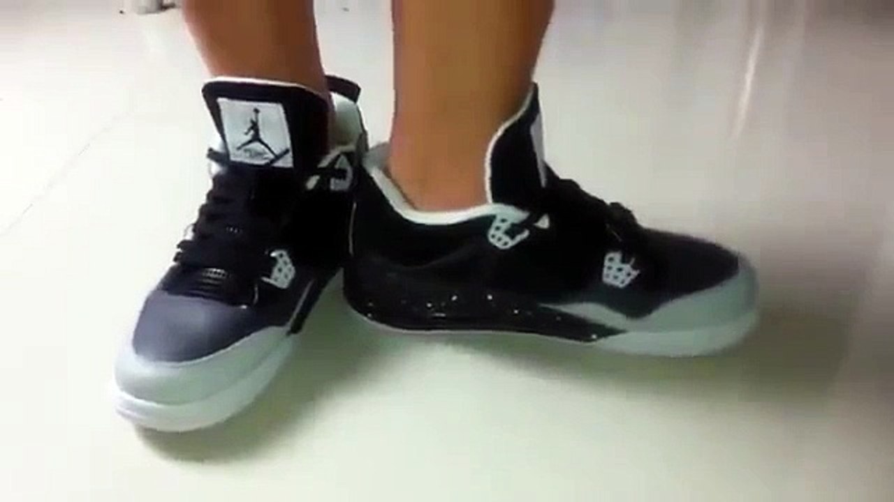 (HD Review) Cheap Authentic Man Air Jordan IV Fear Basketball Sneakers for sale